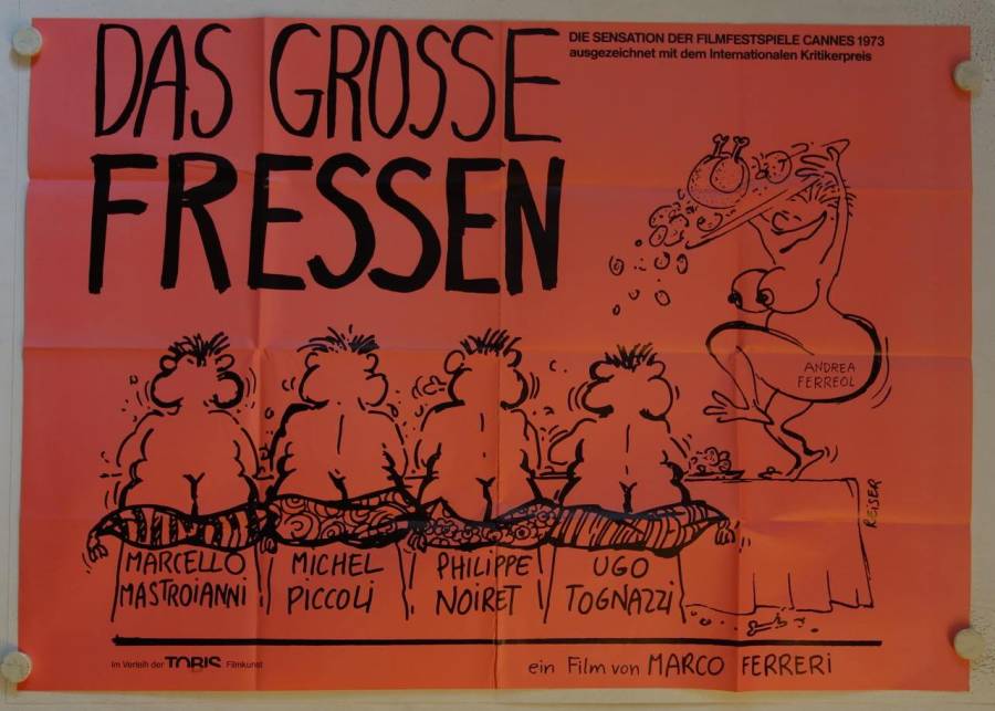 La grande bouffe - The Big Feast original release german double panel movie poster
